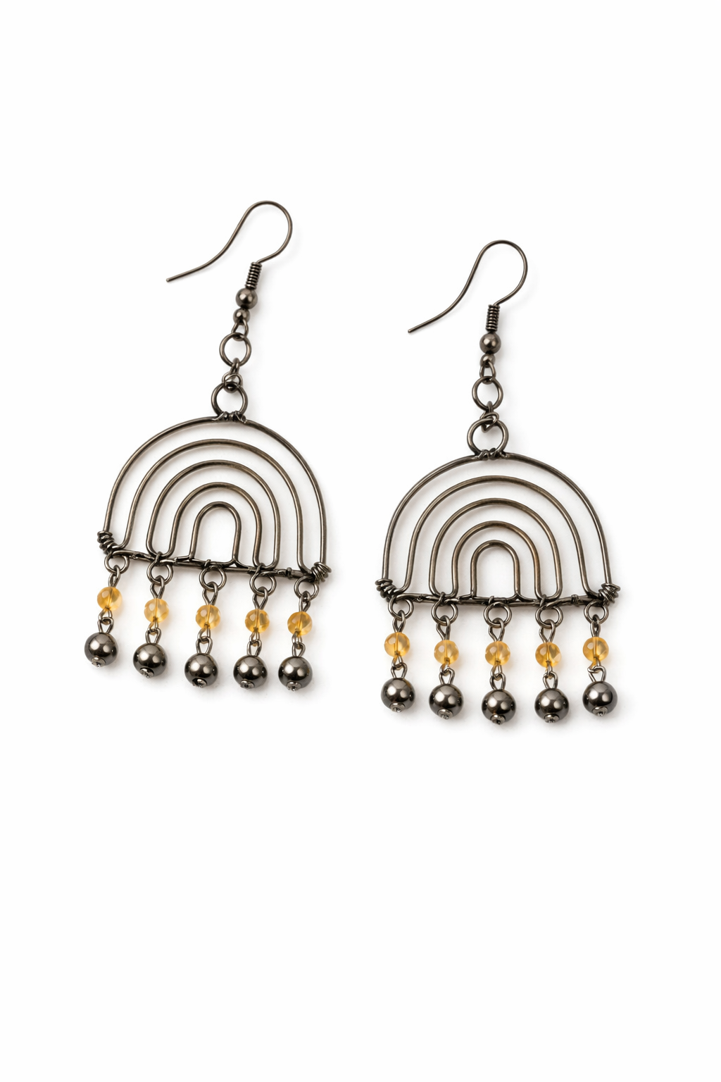 Handcrafted Arch Drop Earrings