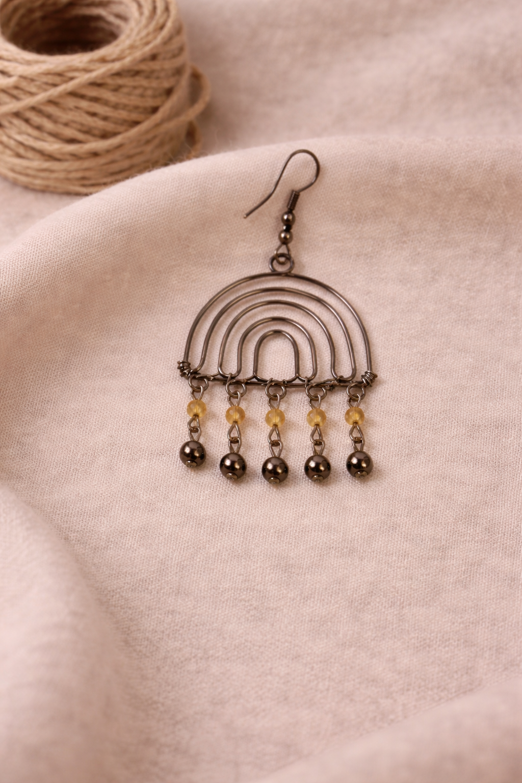 Handcrafted Arch Drop Earrings